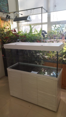 АРГ АС2 Аквариум 300л (1210х470х600) с подставкой 735мм, отделка АБС, цвет белый